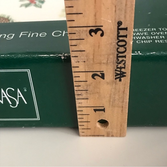 MIKASA Christmas Wish Set of 4 Salad Plates Super Strong Fine China - NIB - Picture 12 of 14